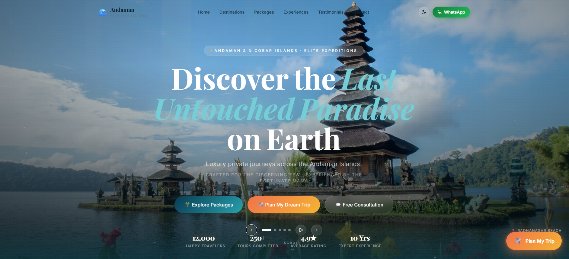 Screenshot of Andaman Dream